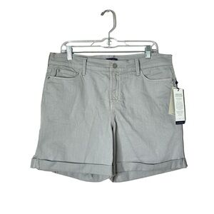 NYDJ Avery Stretch Shorts Lift Tuck Gray